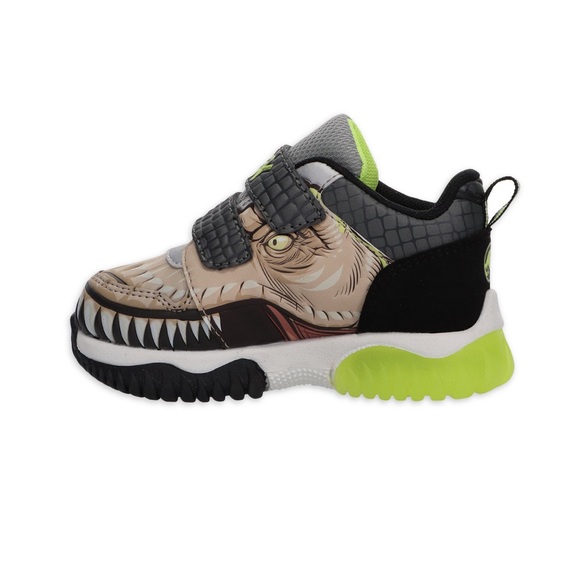 Jurassic World T.Rex Toddler Boys Lighted Footwear Children Shoes Kids Sneakers - Picture 2 of 6